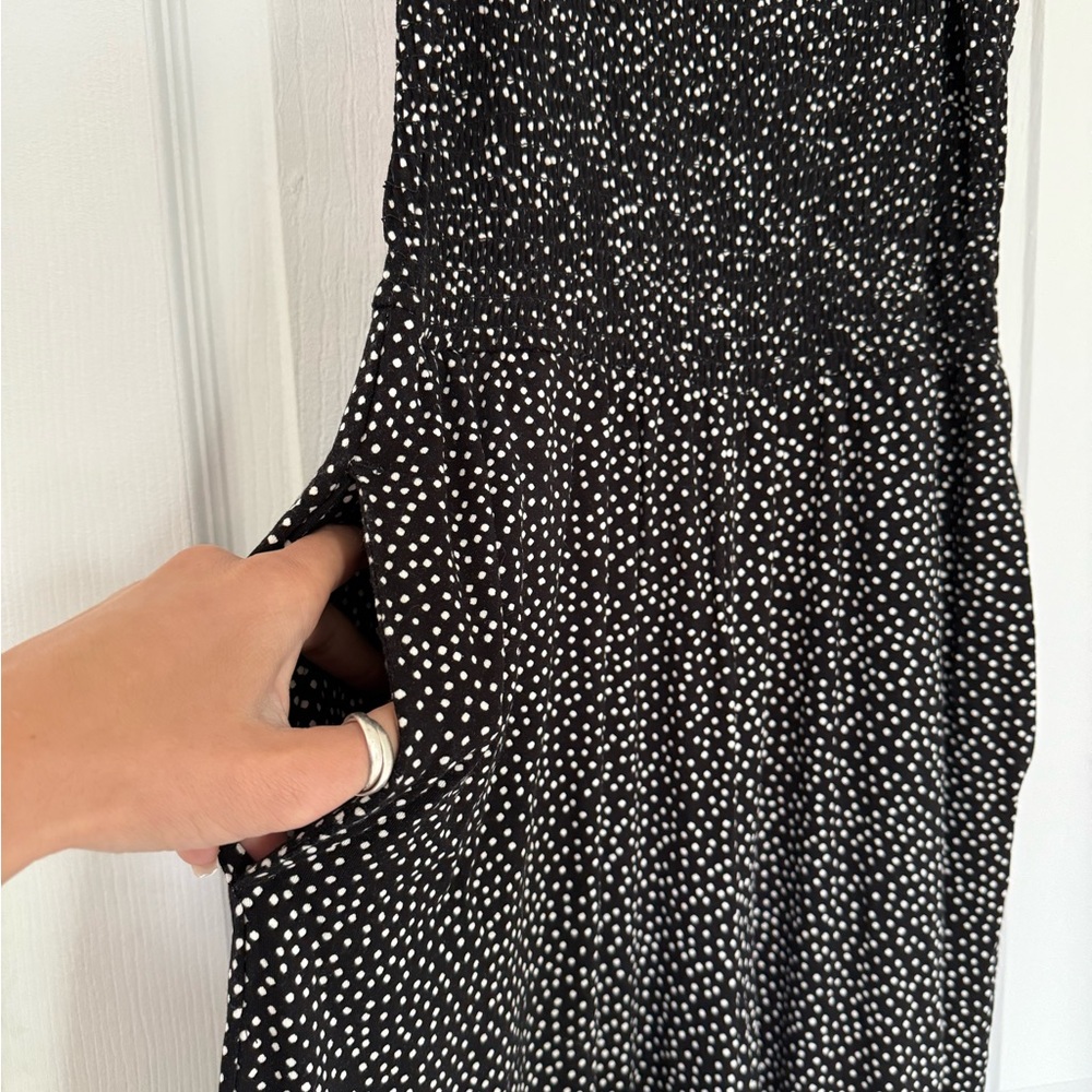 Black Polka Dot Jumpsuit